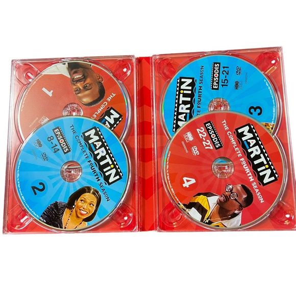 Martin The Complete Fourth Season DVD 4 Discs Television Sitcom Martin Lawrence‎ - Picture 5 of 8